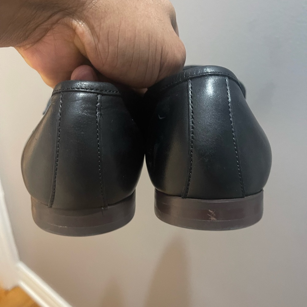 NWT Aldo Loafers shoes with horse-bit detail Black Sz 10.5 - Picture 3 of 15
